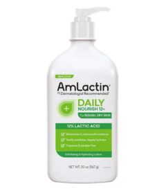 Amlactin Daily Nourish Lotion with 12% Lactic Acid – 20oz/567g (Scent Free)