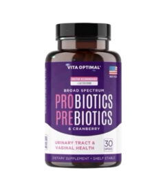 Vita Optimal Probiotic Prebiotic Cranberry 50b Cfu Plus Lactoferrin