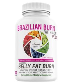 Fruit Aperture BRAZILIAN BURN WITH ACAI PLUS BELLY FAT BURN X120 Capsules
