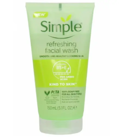 Simple Kind To Skin Refreshing Facial Gel Wash 5.1fl oz / 150ml